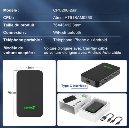 CarlinKit Adaptateur 2air