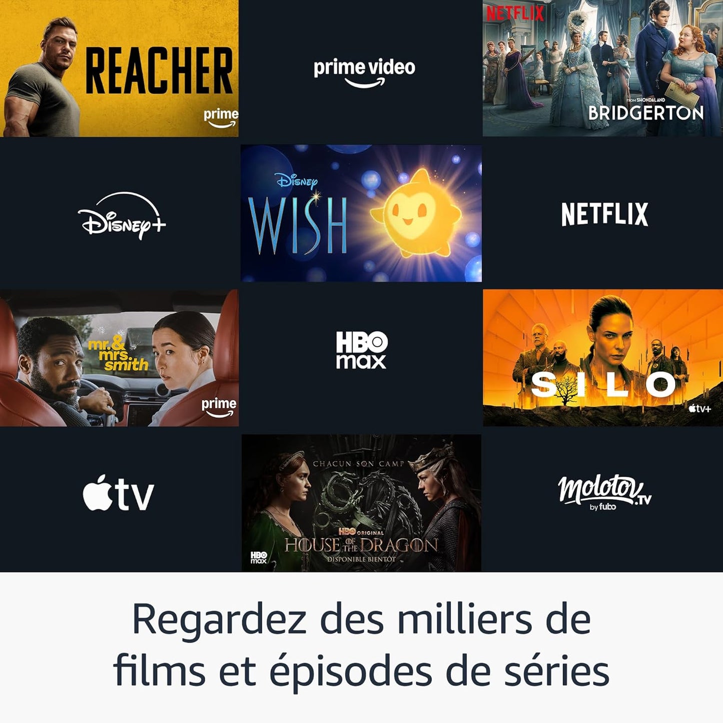 Amazon Fire TV Stick 4K Plus, avec prise en charge du Wi-Fi 6 et des technologies Dolby Vision/Atmos et HDR10+