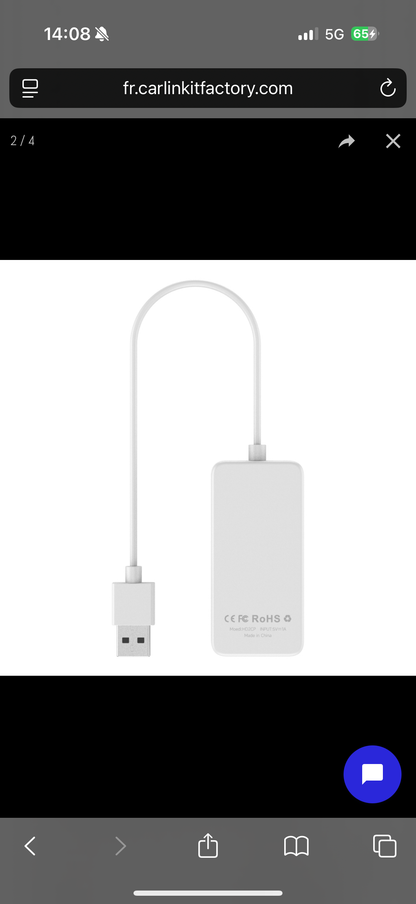 CarlinKit Adaptateur HDMI HD